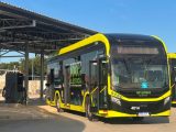 Ônibus elétricos evitam emissão de 4,75 mil toneladas de CO₂ em São José dos Campos